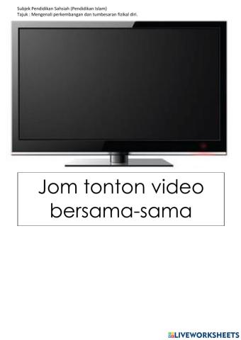 Mengenali perkembangan dan tumbesaran fizikal diri