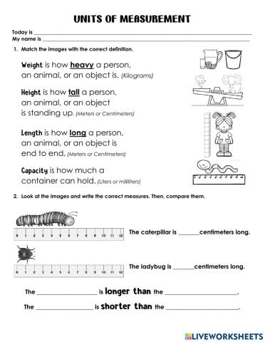 Units of measurement