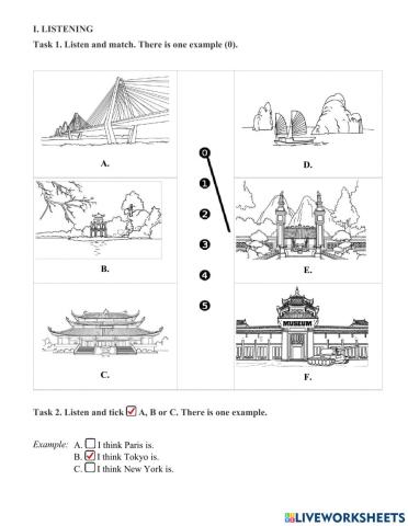 Listening G5 - test 3