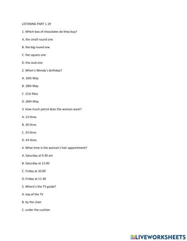 Listening 1.19