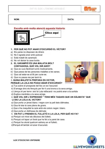 Pat, el gos i l'enemic invisible