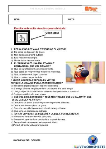 Pat, el gos i l'enemic invisible