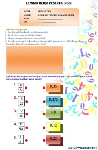 LKPD Pecahan Desimal
