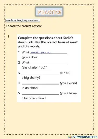 Would Imaginary Situations practice