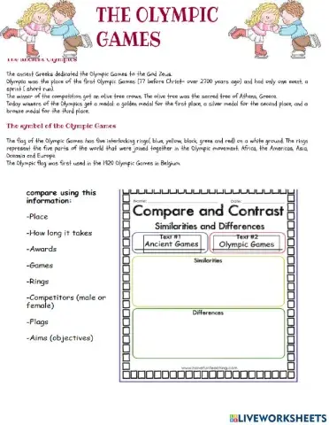 Olympic games reading