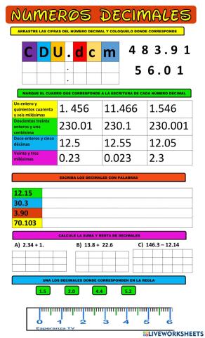 Numeros decimales profe mariela