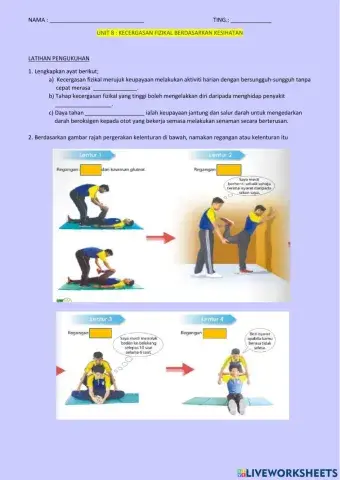 Unit 8 :KECERGASAN FIZIKAL BERDASARKAN KESIHATAN