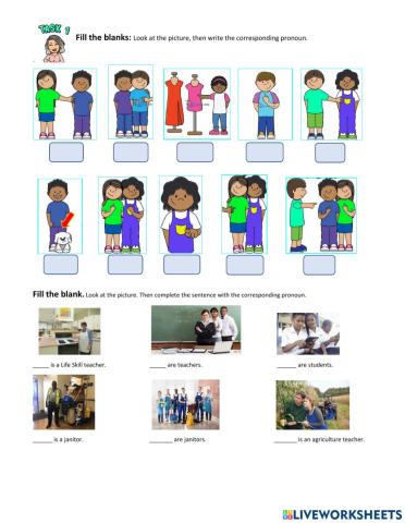 People at the school