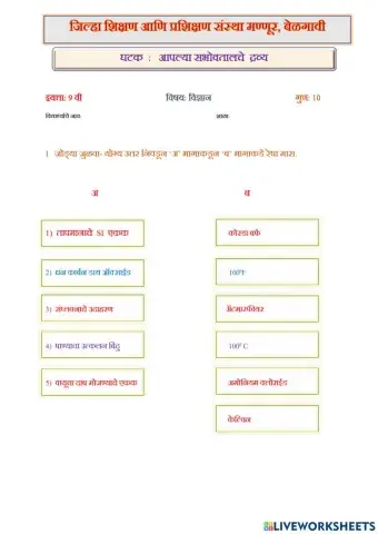 आपल्या सभोवतालचे द्रव्य