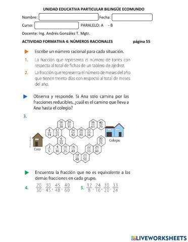 Números Racionales