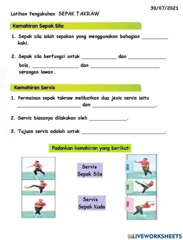 Unit 4: Sepak Takraw ii