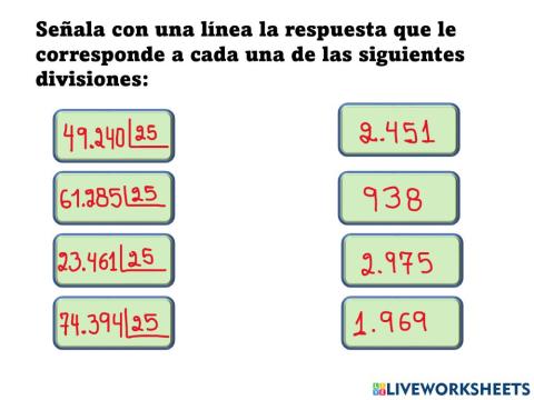 Divisiones con y sin truco 25