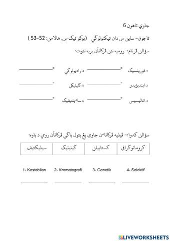 Jawi tahun 6-“sains dan teknologi”