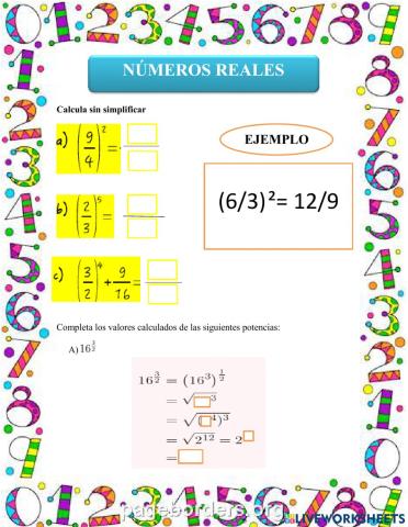 Numeros Reales