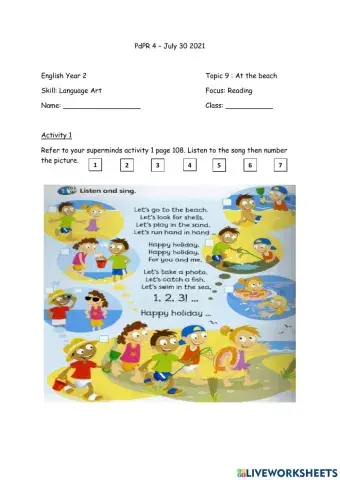 Let's go to the beach