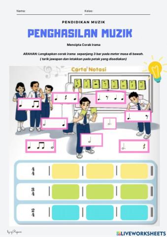 Pendidikan Muzik Tahun 6: Rentak dan Irama