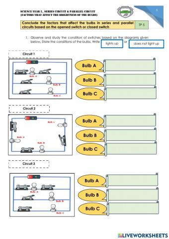 Science year 5 unit 5- electricity