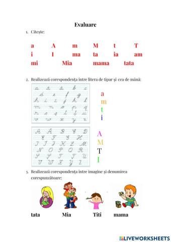 Evaluare a, m, t, i