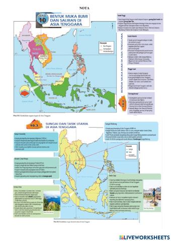 Bab 10 bentuk muka bumi dan saliran di asia tenggara