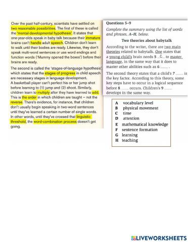 Complete Unit 3-Reading 3