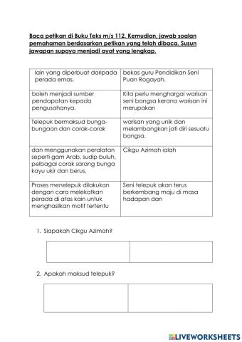 Kisah penggiat seni telepuk