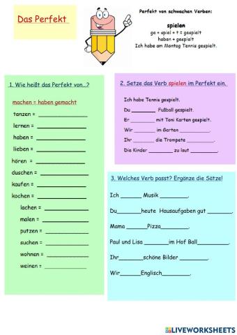 Paul und Lisa A1.2 Perfekt