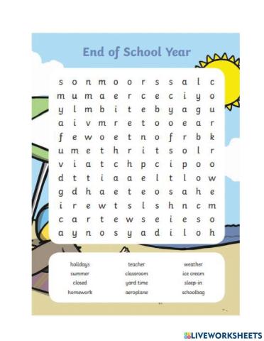 DIS English End of Year