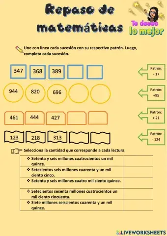 Repaso de matemáticas