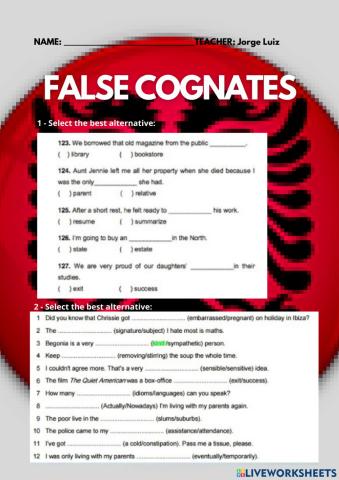 False cognates