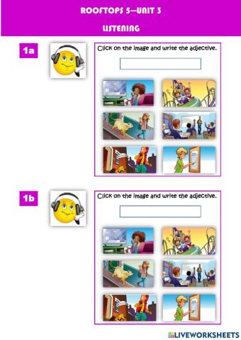 Rooftops 5 - unit 3 - adjectives - was - were - questions