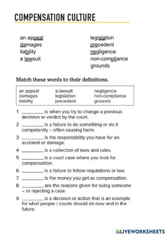 Compensation culture