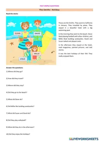 Past Simple Questions