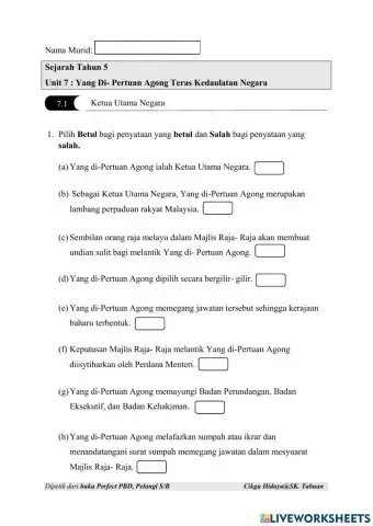 Yang Dipertuan Agong Teras Kedaulatan Negara