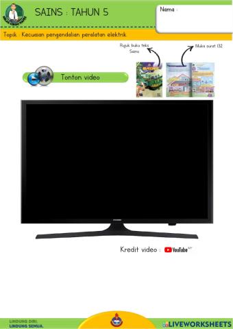 Sains T5 - Kecuaian pengendalian peralatan elektrik