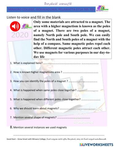 Minasro College - science