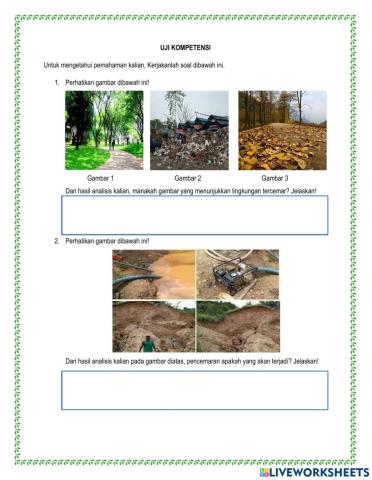 Pencemaran Lingkungan