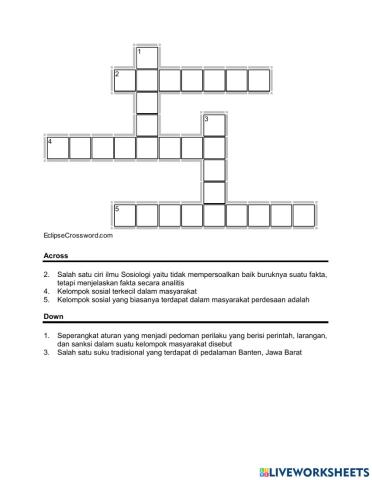 Puzzle Sosiologi
