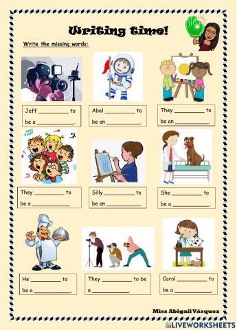 Writing - Professions II