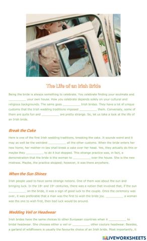 The Life of an Irish Bride