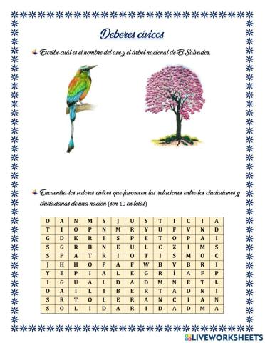 Deberes cívicos de El Salvador