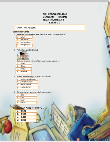 TTema 1 Subtema 2 Hadijah