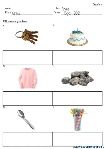 Benda Lembut & Benda Keras