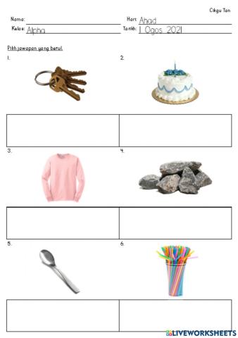 Benda Lembut & Benda Keras