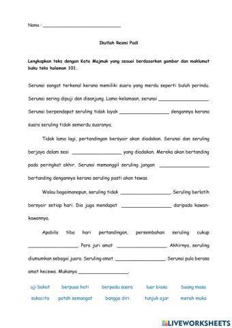 Bm tahun 6-- kata majmuk ms101