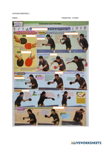 Latihan pingpong 2