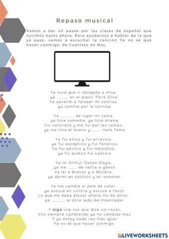 Ya no sé qué hacer conmigo