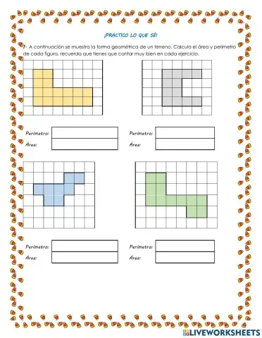 Actividad del perímetro y área