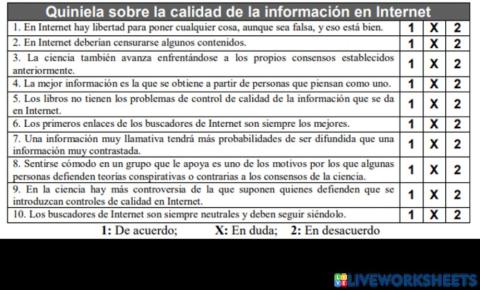 Información en Internet