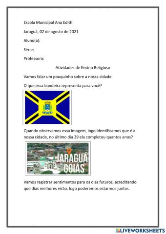 Portugues- ensino religioso