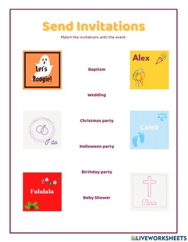 Send Invitations